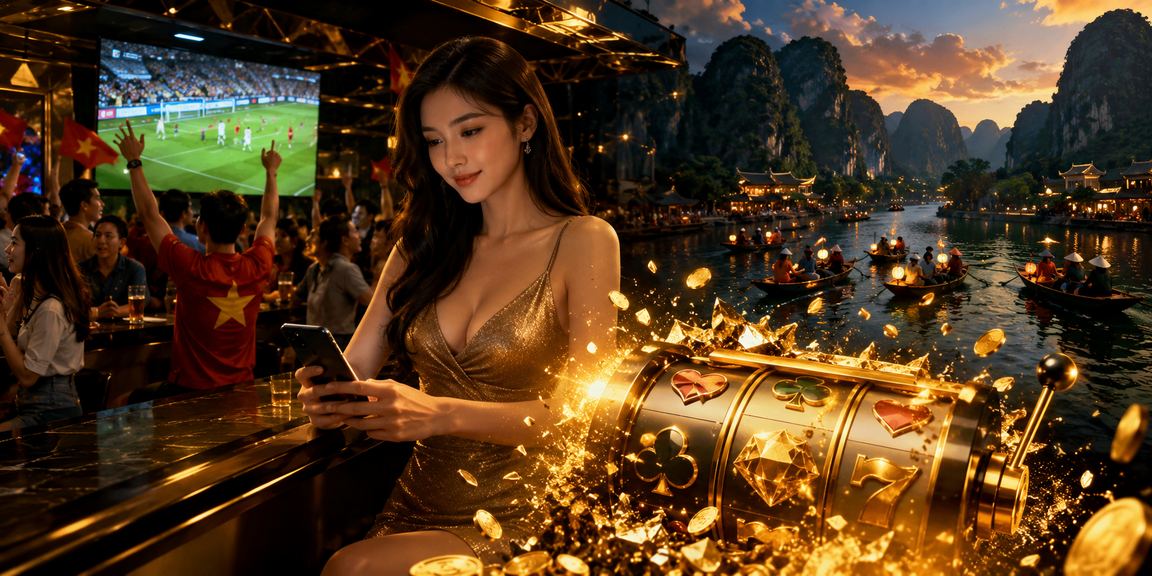 Người chơi slot game tại Ninh Bình với cảnh quan thiên nhiên độc đáo